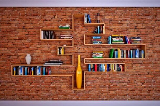 dekoratif raflar