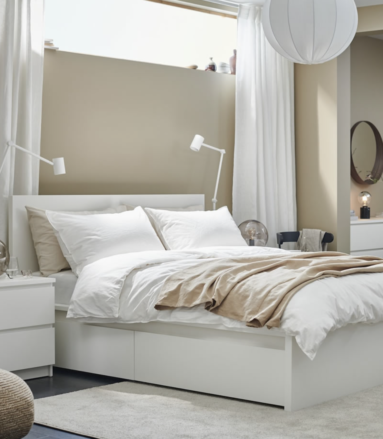 ikea yatak odası dekorasyonu 