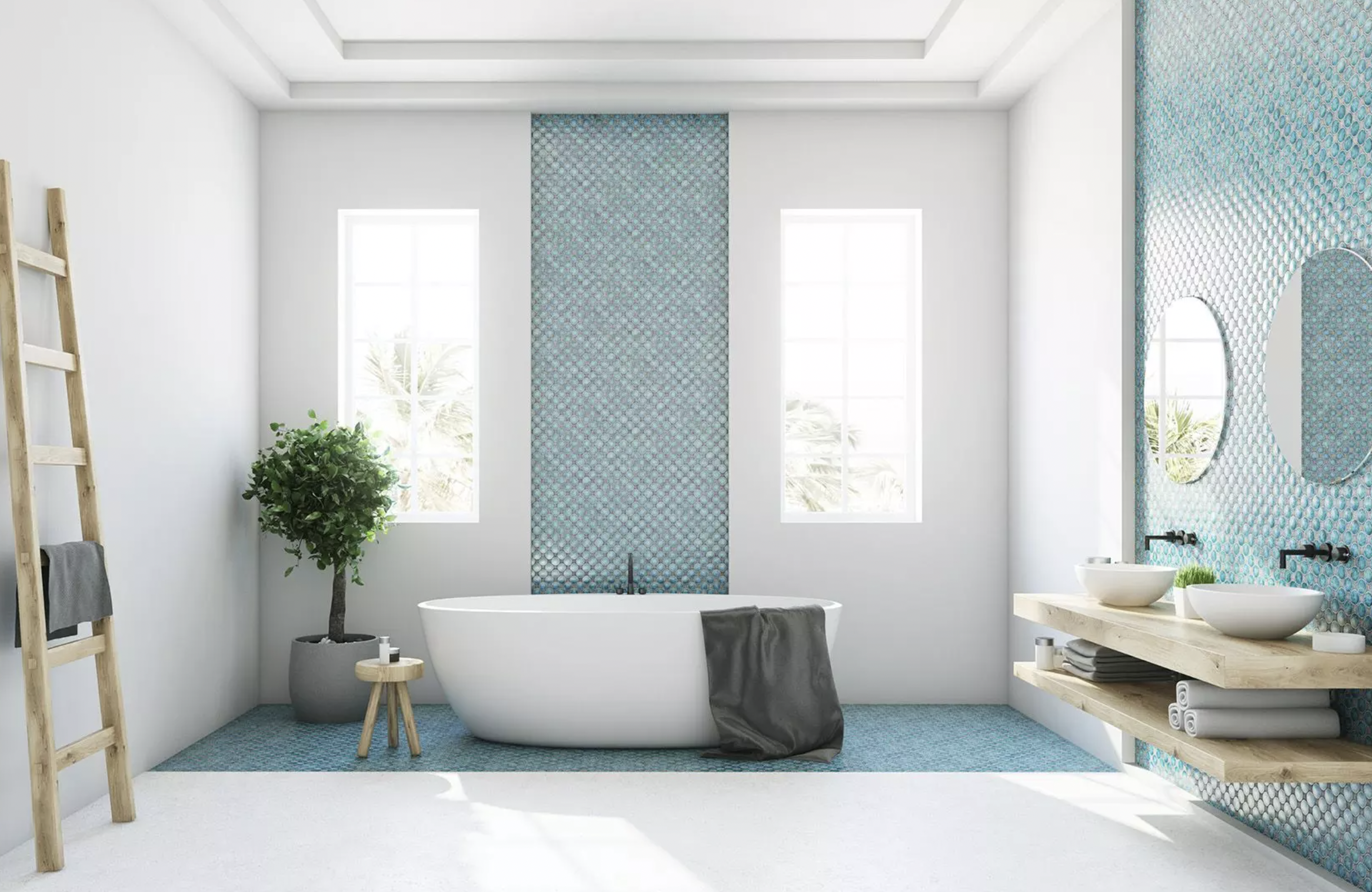 banyo dekorasyonu