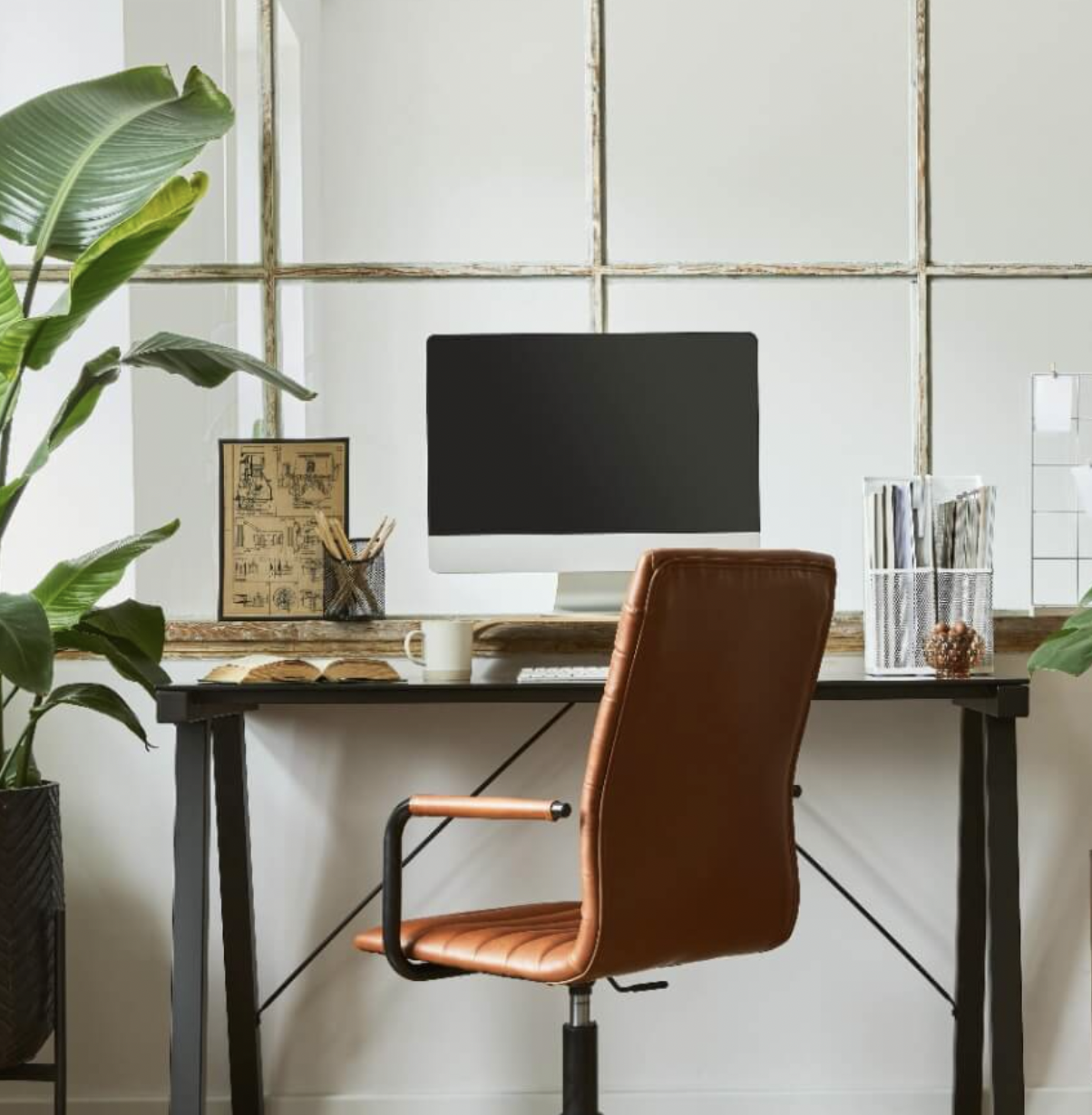 Home Office Çalışmaya Uygun Çalışma Odası Dekorasyonu