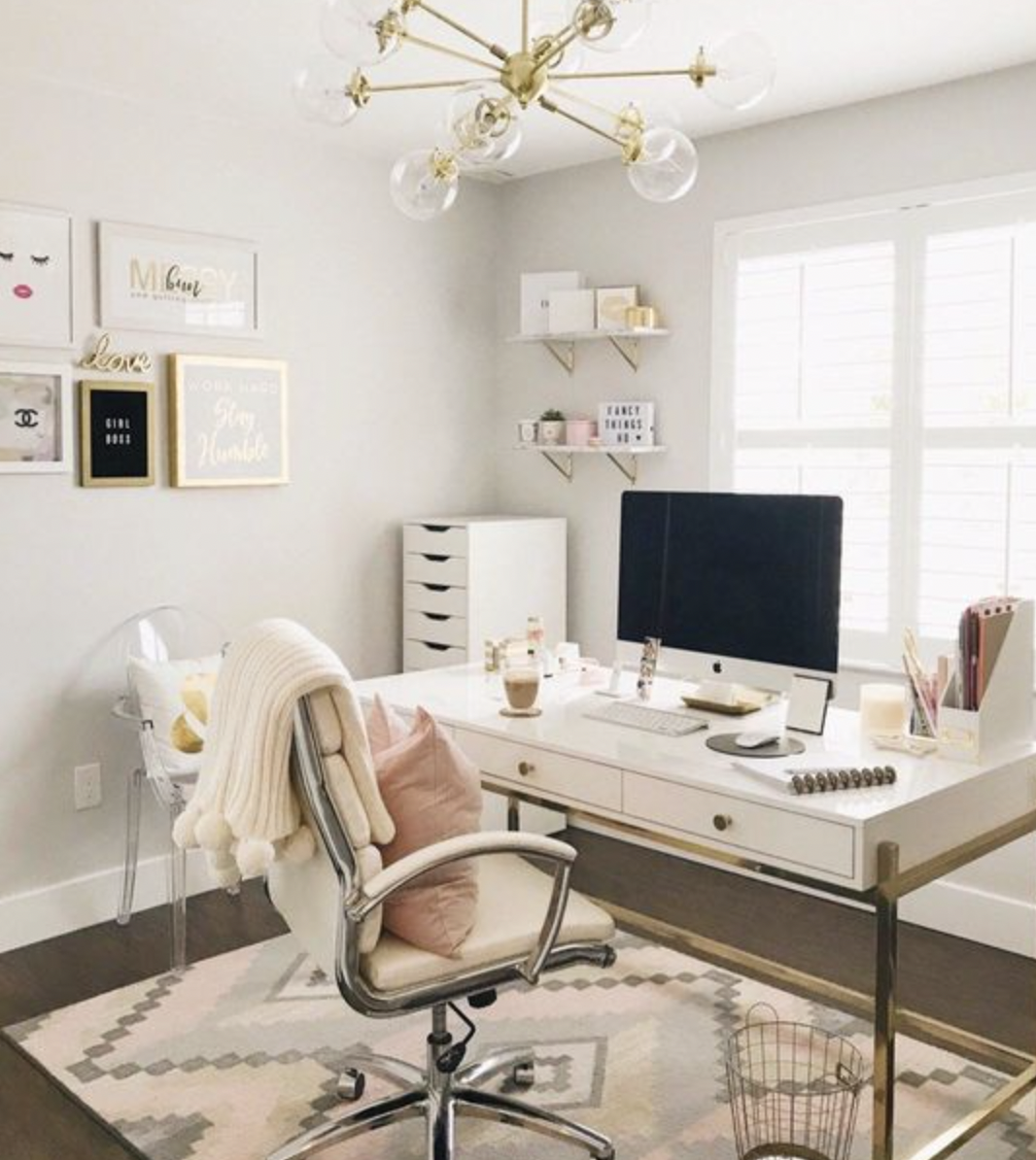 Home Office Çalışmaya Uygun Çalışma Odası Dekorasyonu