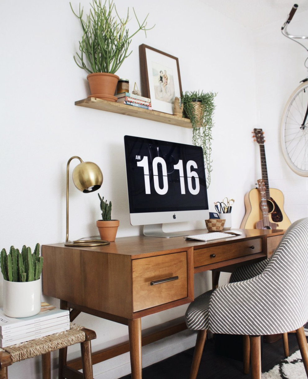 Home Office Çalışmaya Uygun Çalışma Odası Dekorasyonu